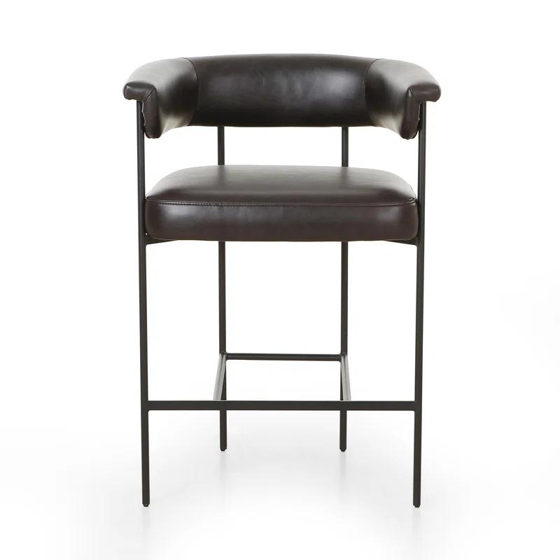 Lyssa Leather Bar & Counter Stool