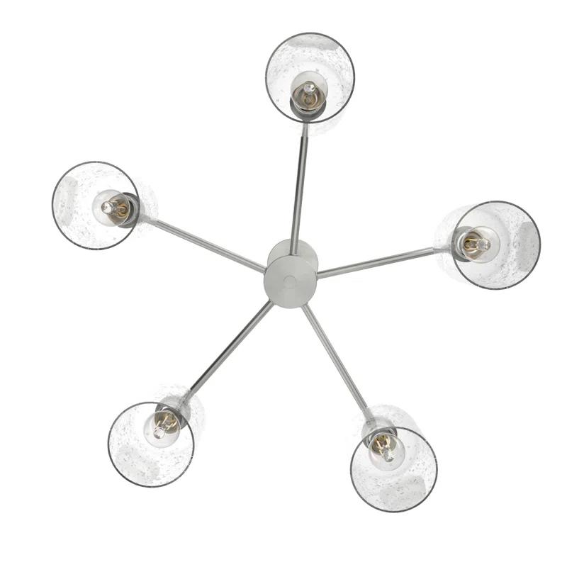 Hunter Fan Lochemeade 5 - Light Unique / Statemen Cylinder Chandelier