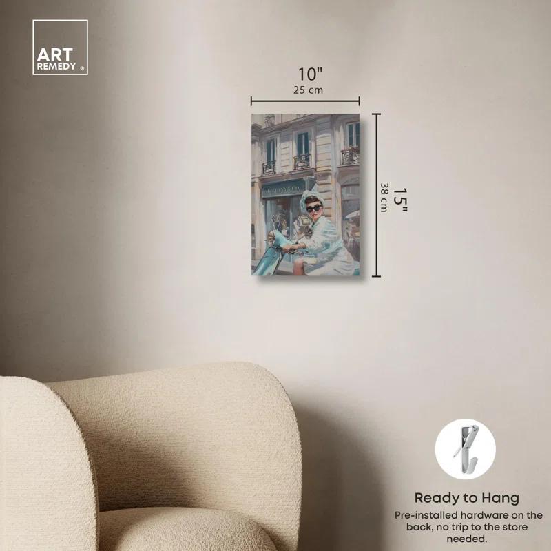 Art Remedy Holiday by the Store Canvas Coquette Trendy Art by Art Remedy