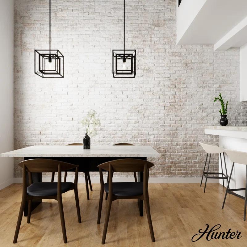 Hunter Fan Doherty Convertible 1 - Light Pendant 12 Inch Ceiling Light Fixture