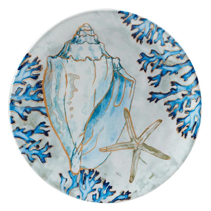 Certified International Certified International Playa Shells Set Of 4 Salad Plate