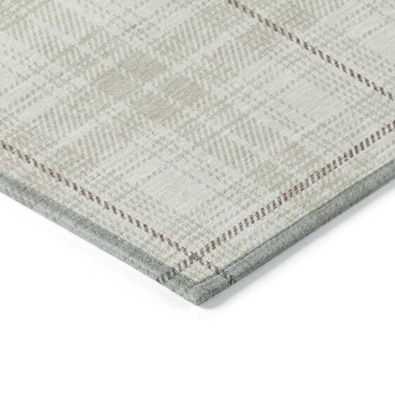 Machine Washable Indoor/Outdoor Chayden ACN993 Ivory 5' x 7'6" Rug