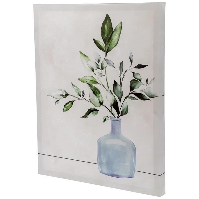 Northlight Seasonal Plants & Flowers Wall Decor on Canvas