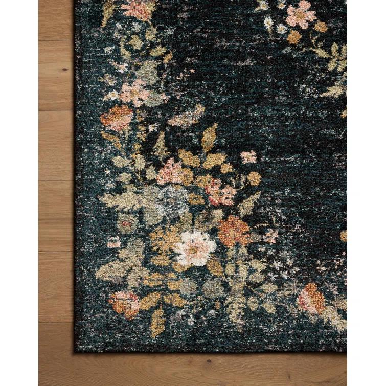 Rifle Paper Co. x Loloi Laurel Navy Area Rug & Reviews | Wayfair