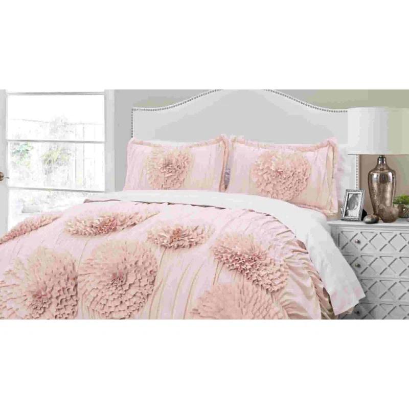 Lush Decor Serena Microfiber Traditional Comforter Set