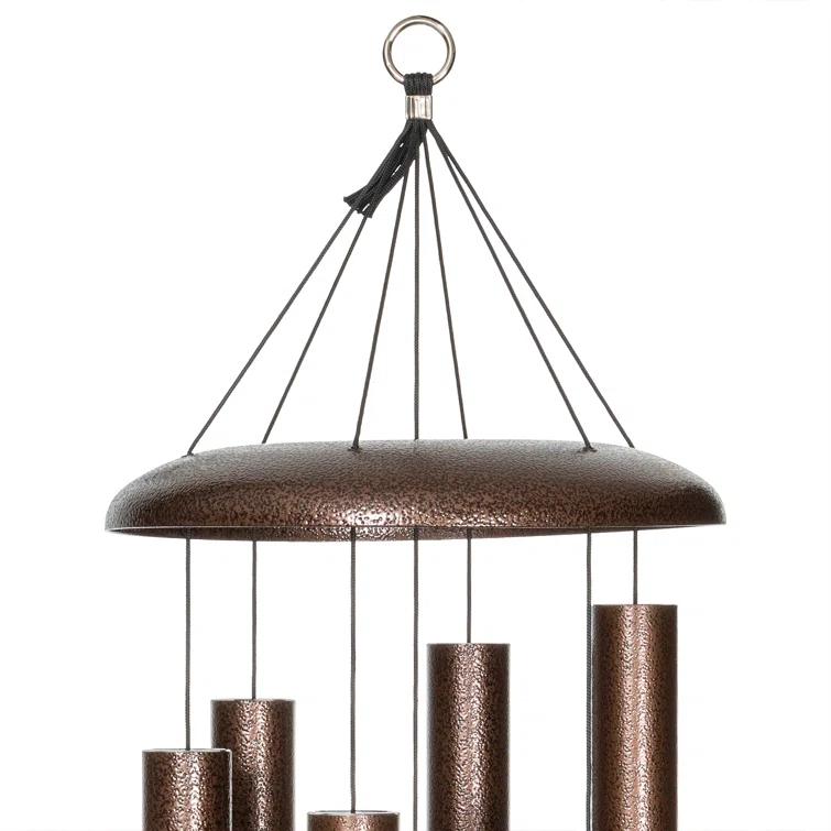 65" Copper Vein Aluminum Wind Chime for Outdoor Decor