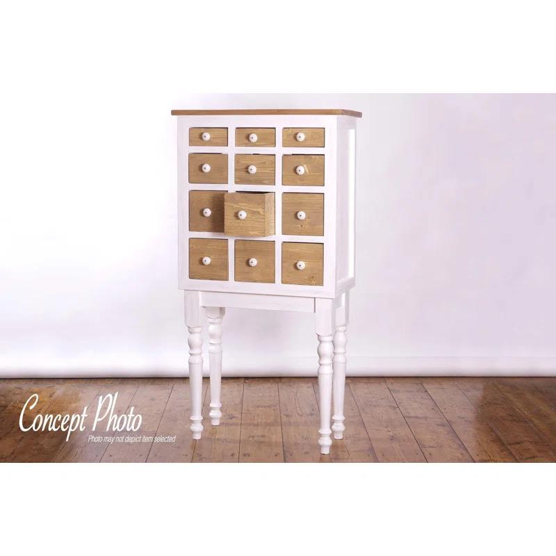 Darby Home Co 35-1/4in H x 3-1/2in Square Solid Wood Iroh Island Leg