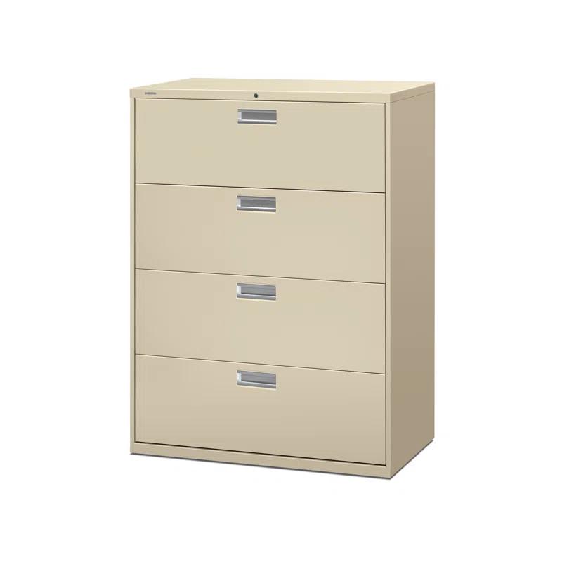 HON 600 Series 4-Drawer Lateral Filing Cabinet