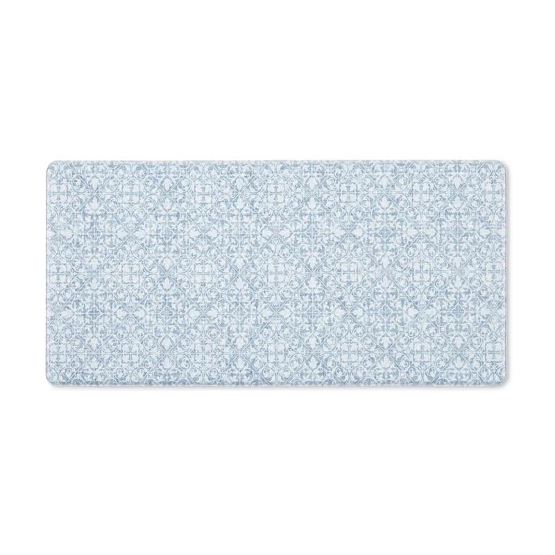 Town & Country Living TOWN & COUNTRY BASICS Comfort Plus Non-Slip Backing Vintage Medallion Tile Anti Fatigue Comfort Mat