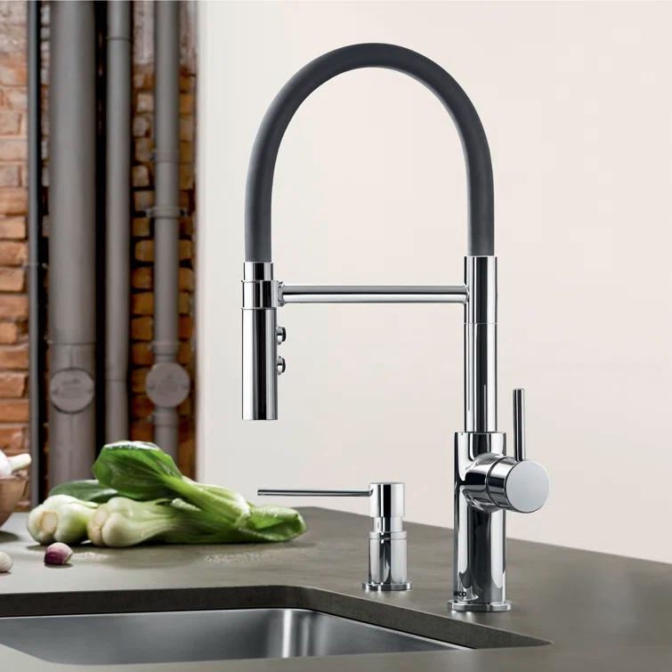 Blanco Catris Flexo Semi-Pro Pull-Down Dual-Spray Kitchen Faucet 402447