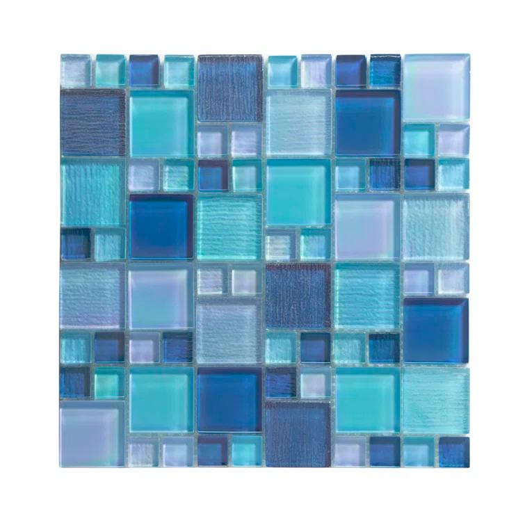 WS Tiles® Reflections Artista Glass Versailles Mosaic Sheet Tile