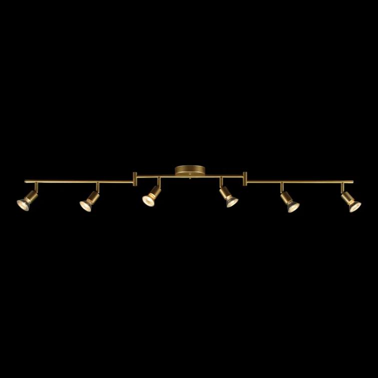 Globe Electric Company 47.2'' 6 -Light Swing Arm Track Track Kit with Dimmable and Adjustable Head