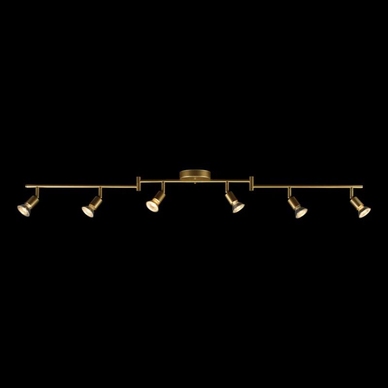 Globe Electric Company 47.2'' 6 -Light Swing Arm Track Track Kit with Dimmable and Adjustable Head