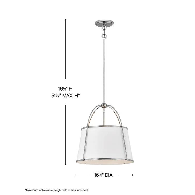 Moxie Single Light Metal Dimmable Pendant