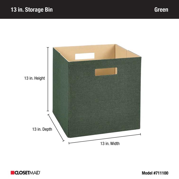 ClosetMaid Decorative Storage Fabric Bin