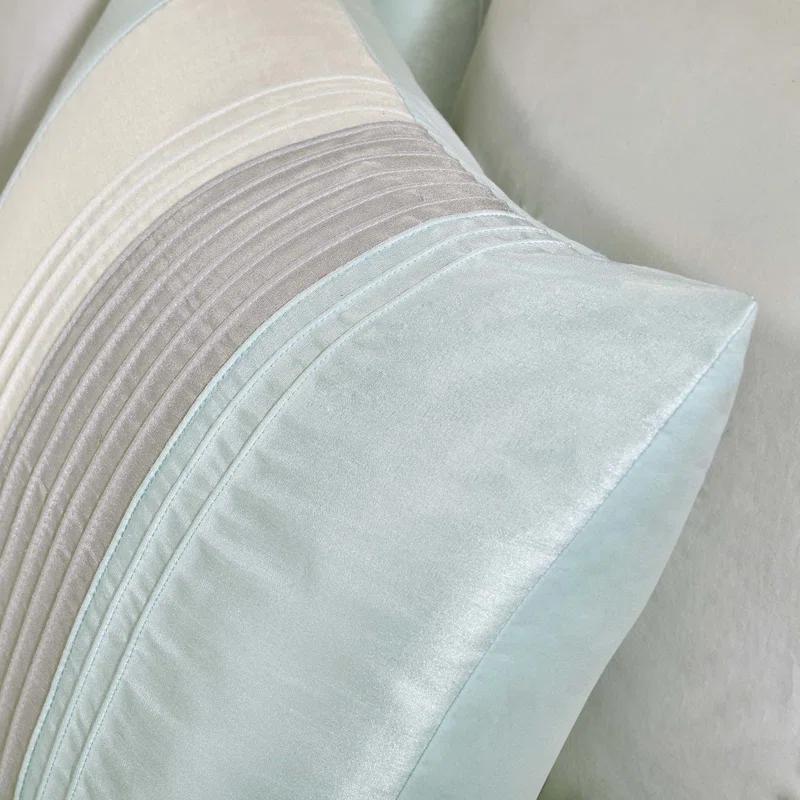 Madison Park Amherst 7 Piece Striped and Pleated Comforter Set