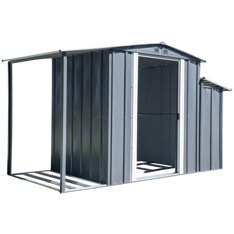 Arrow 3-In-1 Steel Utility Shed