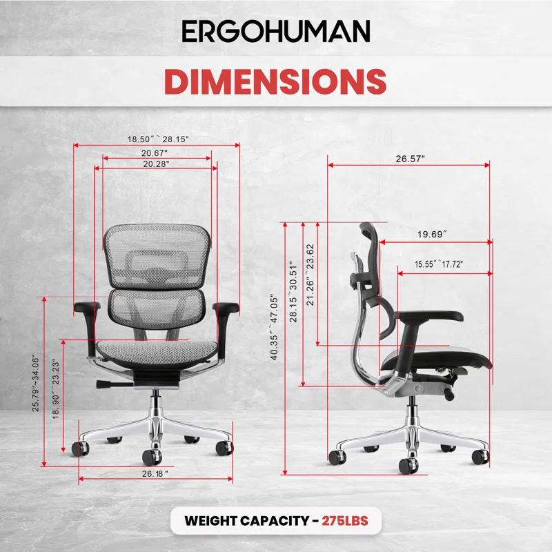 Eurotech Seating Ergohuman Task Chair