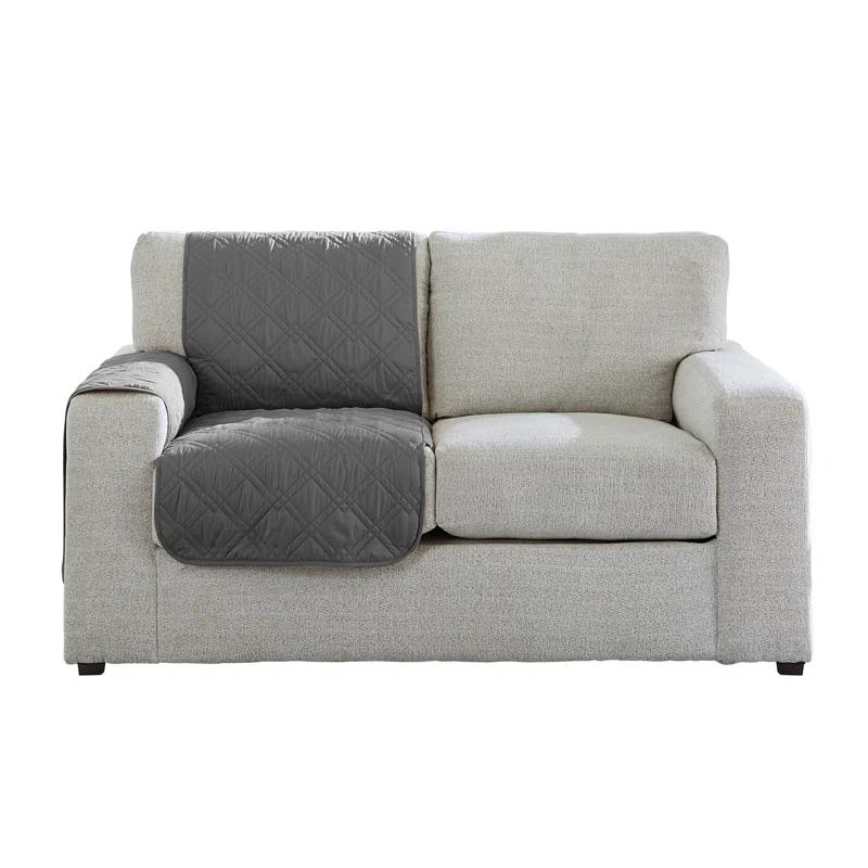 Sure Fit Polyester Box Cushion Sofa Slipcover