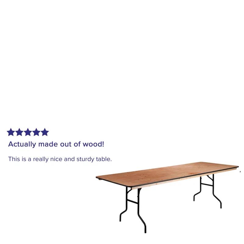 Flash Furniture Marcott Rectangular Wood Folding Event Table by Flash Furniture