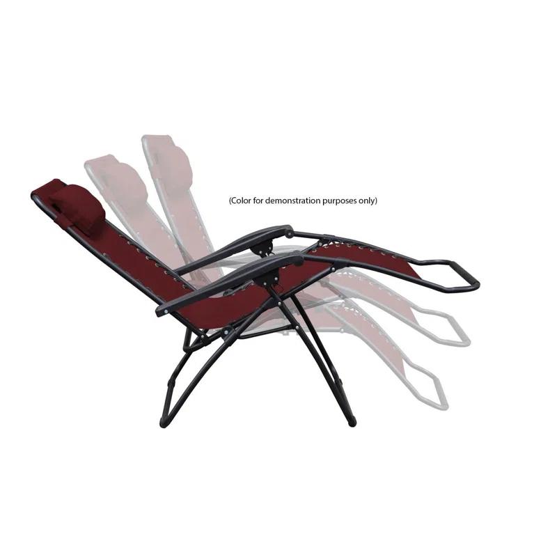 Caravan Canopy Fabric Patio Folding Chair Folding Chair Set (Set of 2)