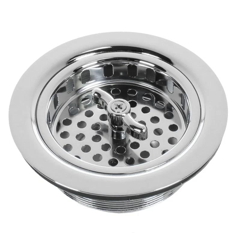 Mr. Scrappy 21-DSB-PC Kitchen Sink Drain Assembly with Twist Lock Basket Strainer