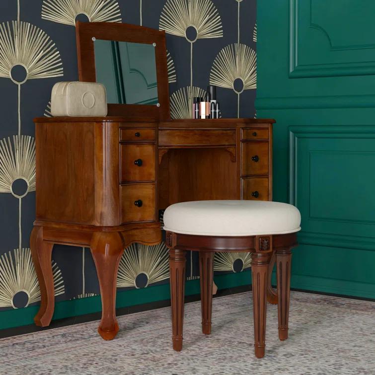 Butler Specialty Vanity Stool In Plantation Cherry