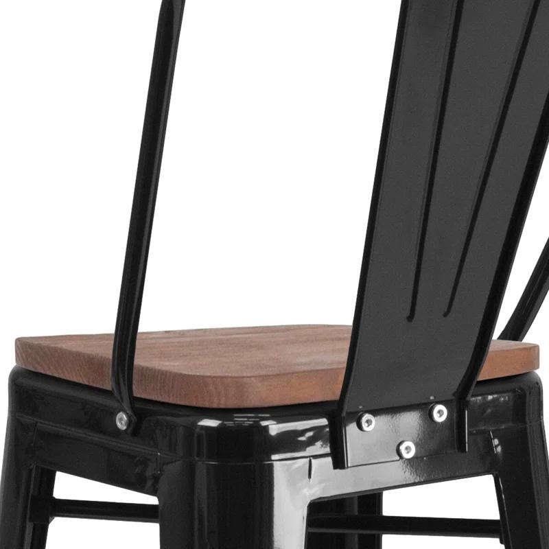 Flash Furniture Steel Outdoor Stool