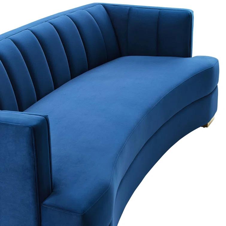 Modway Modway Encompass Channel Tufted Performance Velvet Curved Sofa