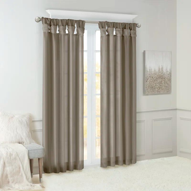 Madison Park Rivau Light-Filtering Single Curtain Panel