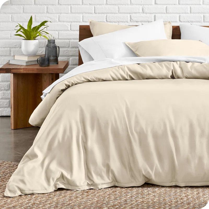 Bare Home Washed Microfiber Duvet Cover Set