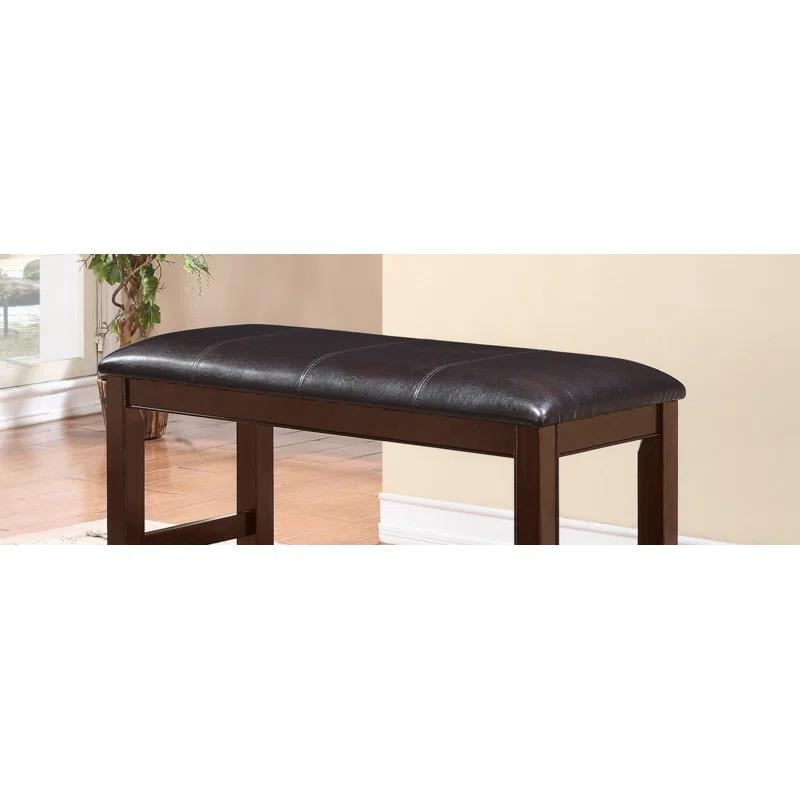 Lark Manor™ Cribb Faux Leather Upholstered Bench