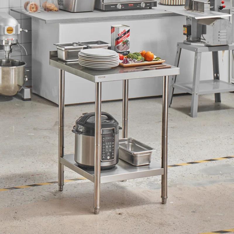 Wrought Studio™ Wrought Studio™ Stainless Steel 24'' L x 24'' W x 36'' H Work Table