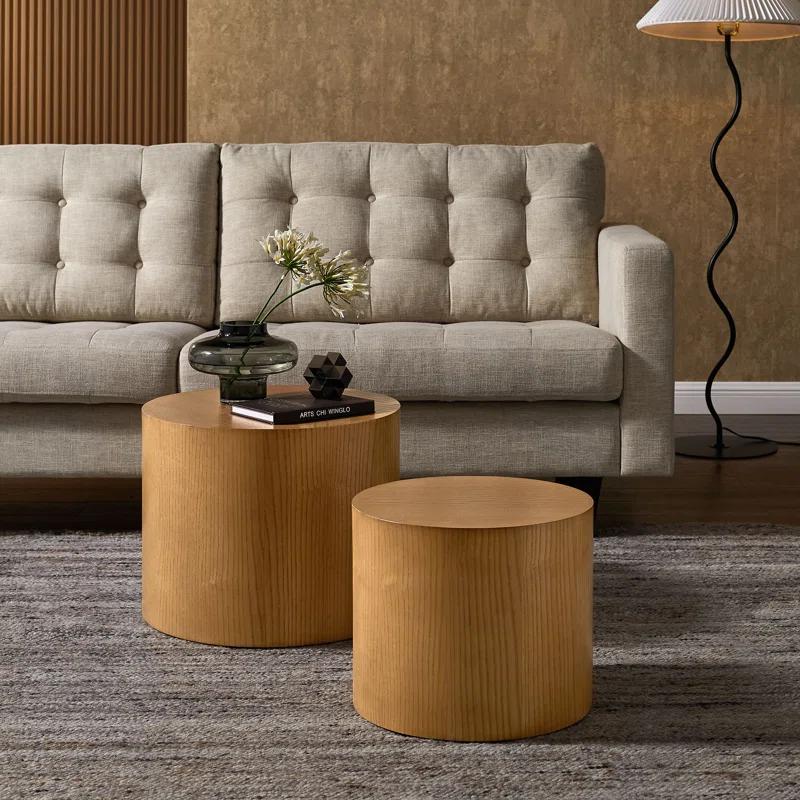 Modway Amani Round Nesting Coffee Tablesset Of 2