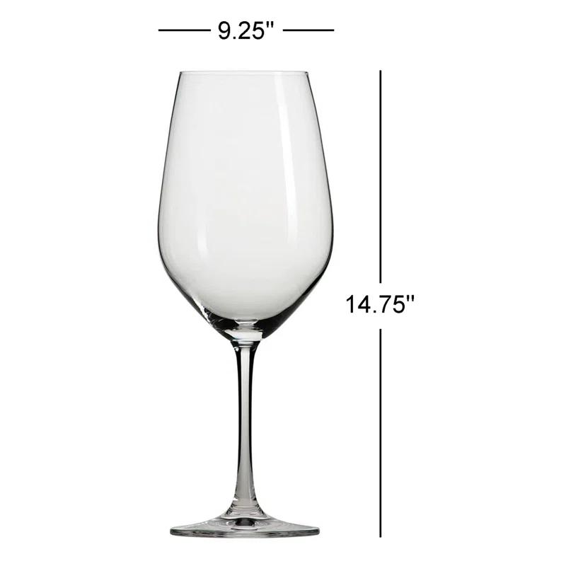 Forte 17 oz. Crystal Red Wine Glass (Set of 8)