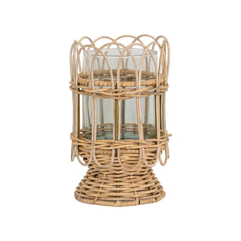 Juliska Provence Rattan Hurricane - Whitewash