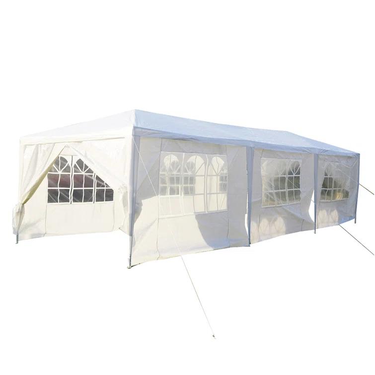 Costway 30 Ft. W x 10 Ft. D Steel Party Tent Canopy