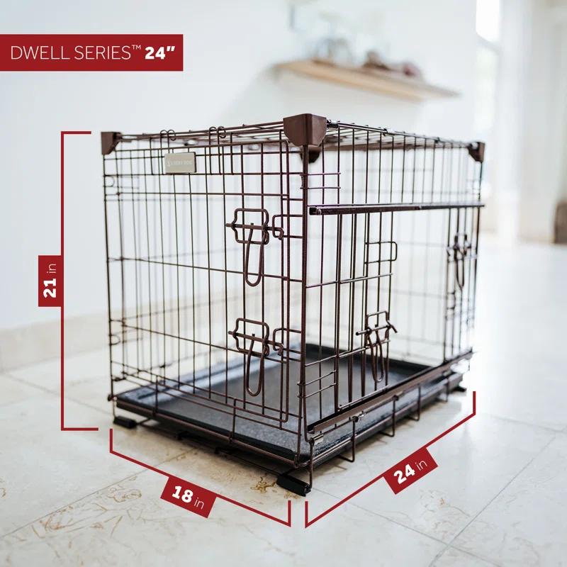 Lucky Dog Lucky Dog Dwell Series Crate - Bronze Finish