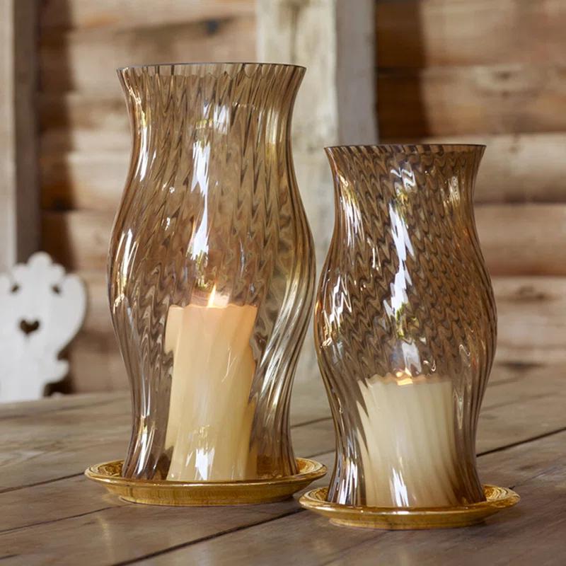 AERIN Milla Concrete / Cement Tabletop Hurricane