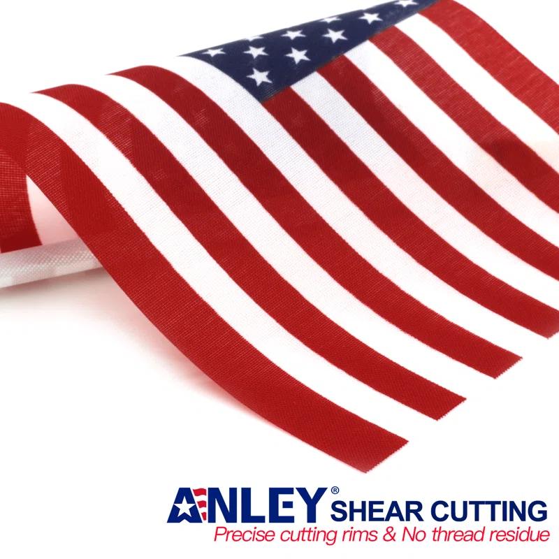 ANLEY Double Sided Polyester Independence Day Flag Set