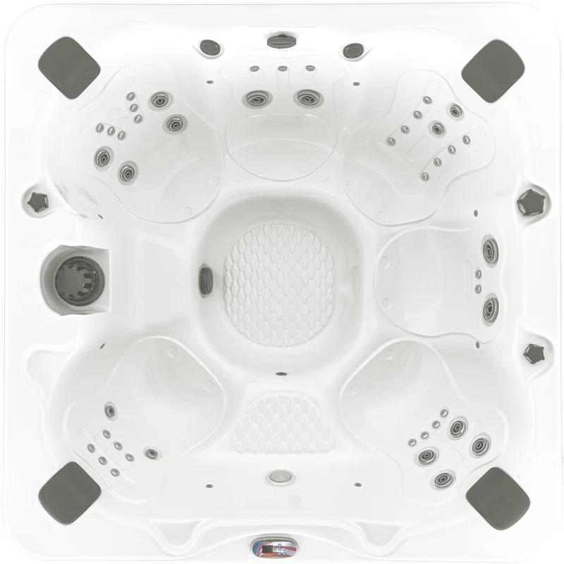 American Spas American Spas 240 Volt 7 - Person 45 - Jet Acrylic Square Hot Tub with Ozonator