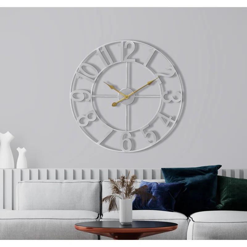 Sorbus Large 16" Numeral Analog Decorative Wall Clock