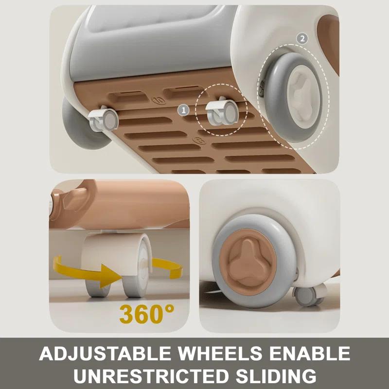 Topteng 5 In 1 Push/Pull Ride on Car for Toddlers