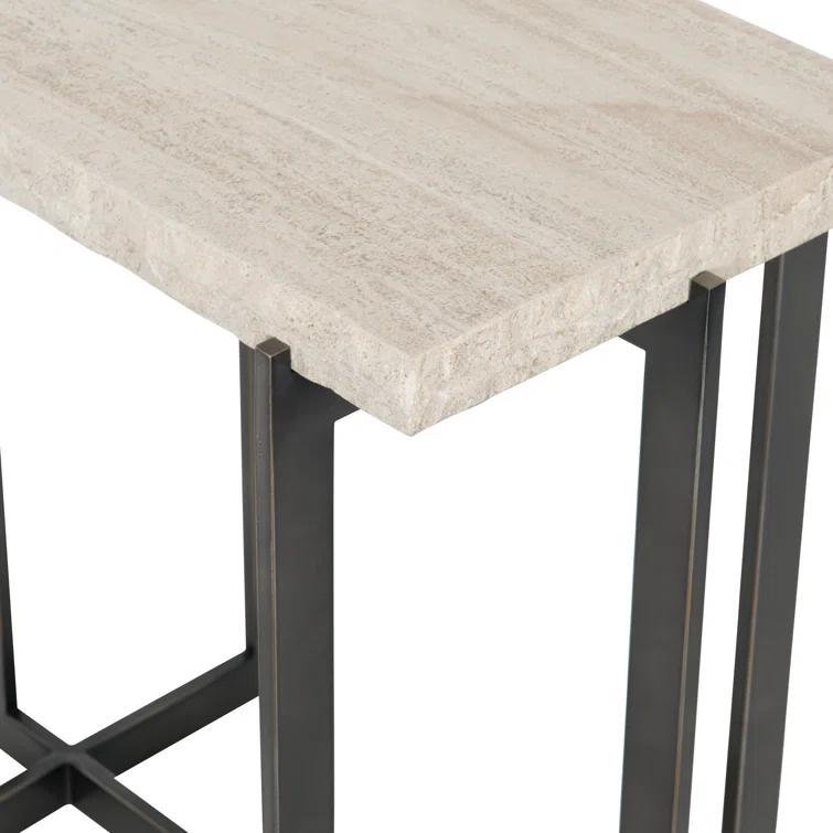 Hathaway 57.13'' Stone Console Table