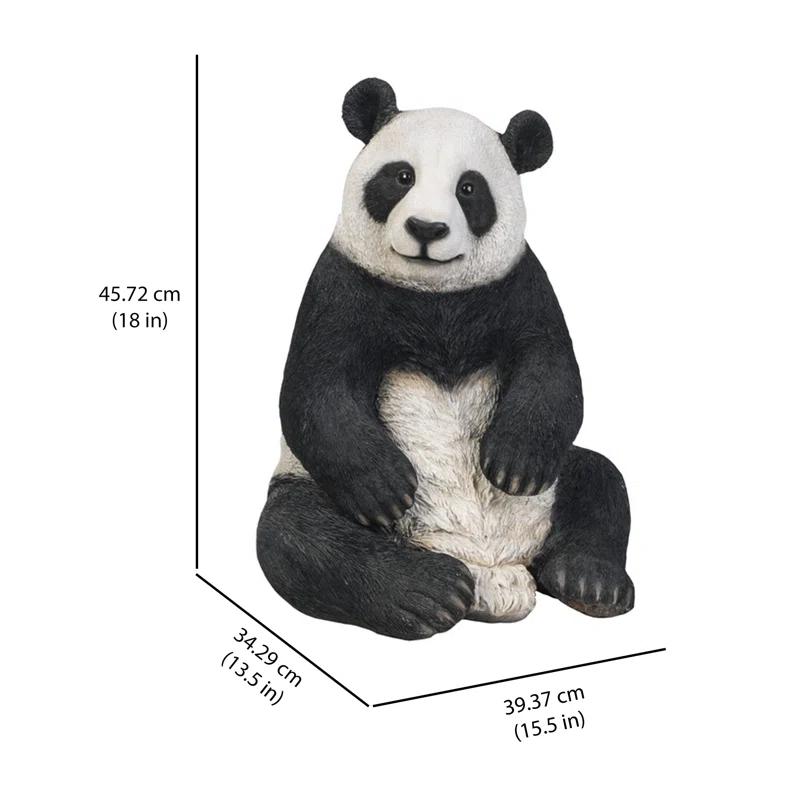Hi-Line Gift Ltd. Seated Panda Figurine