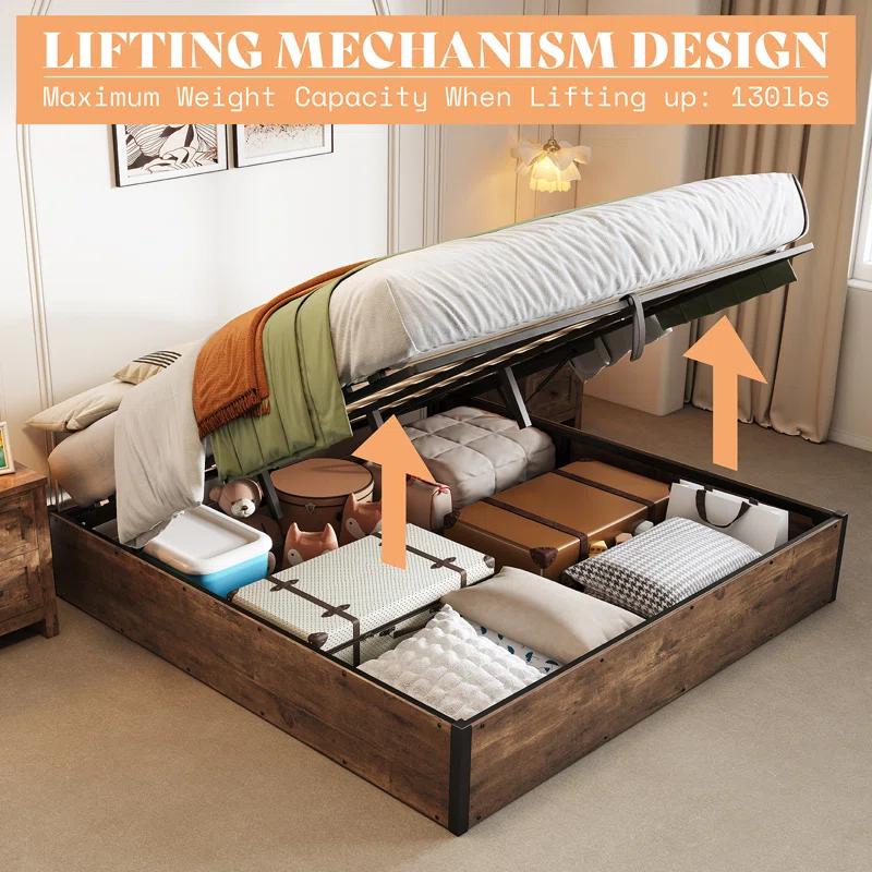 Caityln Lift Up Storage Bed