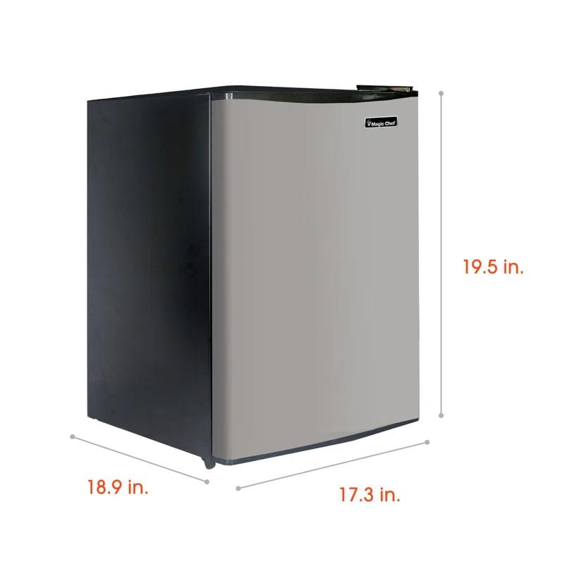 Magic Chef Magic Chef 2.4 Cubic Feet Freestanding Mini Fridge