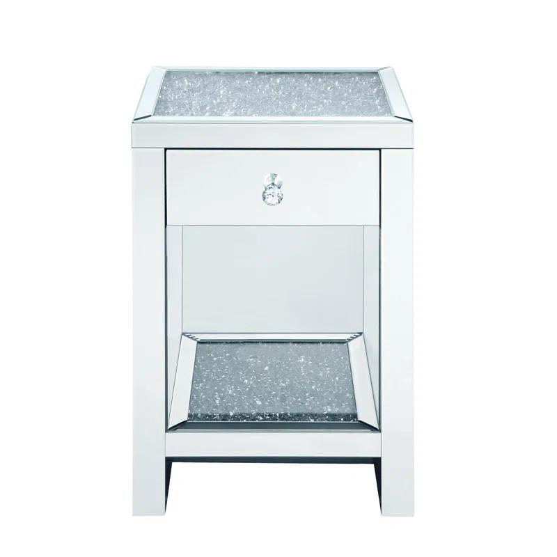 Benish 1 - Drawer Nightstand in Mirrored