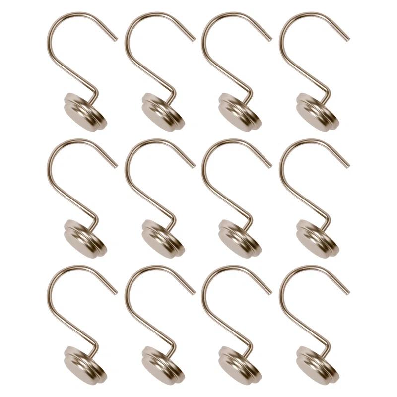 Utopia Alley Alley Steel Shower Curtain Hook (Set of 12)