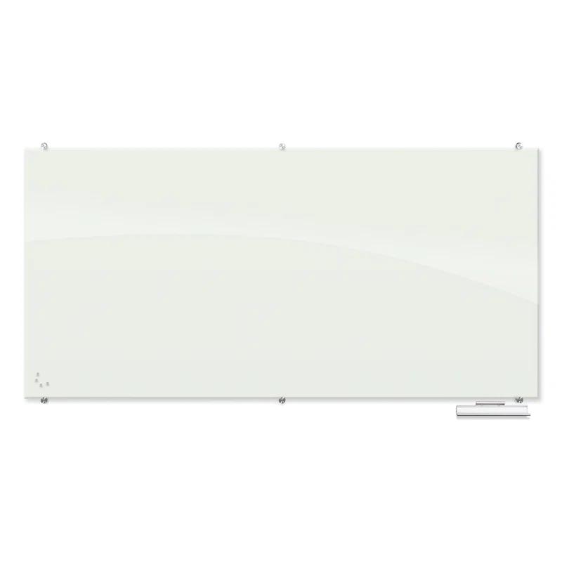 MooreCo Visionary Magnetic Wall Mounted Glass Dry Erase Board